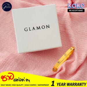 Glamon Luxury Gold Coated Cartier Love Bangle High Quality Bracelet For Women