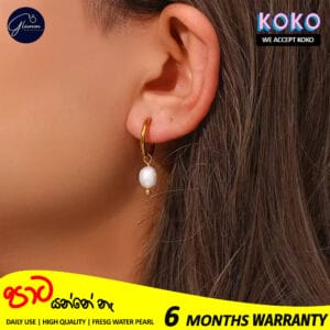 Fresh Water Earrings For Girls - High Quality Stainless Steel Waterproof Drop Earrings Gift For Girl
