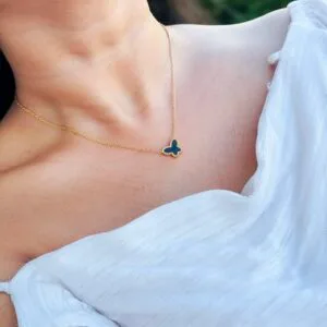 Glamon Butterfly Necklace For Girls - Gold Coated High Quality Waterproof Jewelry Gift For Her