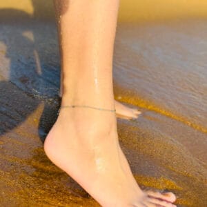 Glamon Dune Chain Ankle Bracelet High Quality Waterproof Never Fade Anklet For Girls