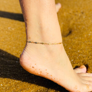 Glamon Flash Anklet For Girls High Quality Beach Wear Leg Chain Waterproof
