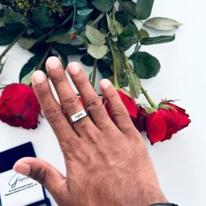 Glamon Customized Name Ring For Boys Gift